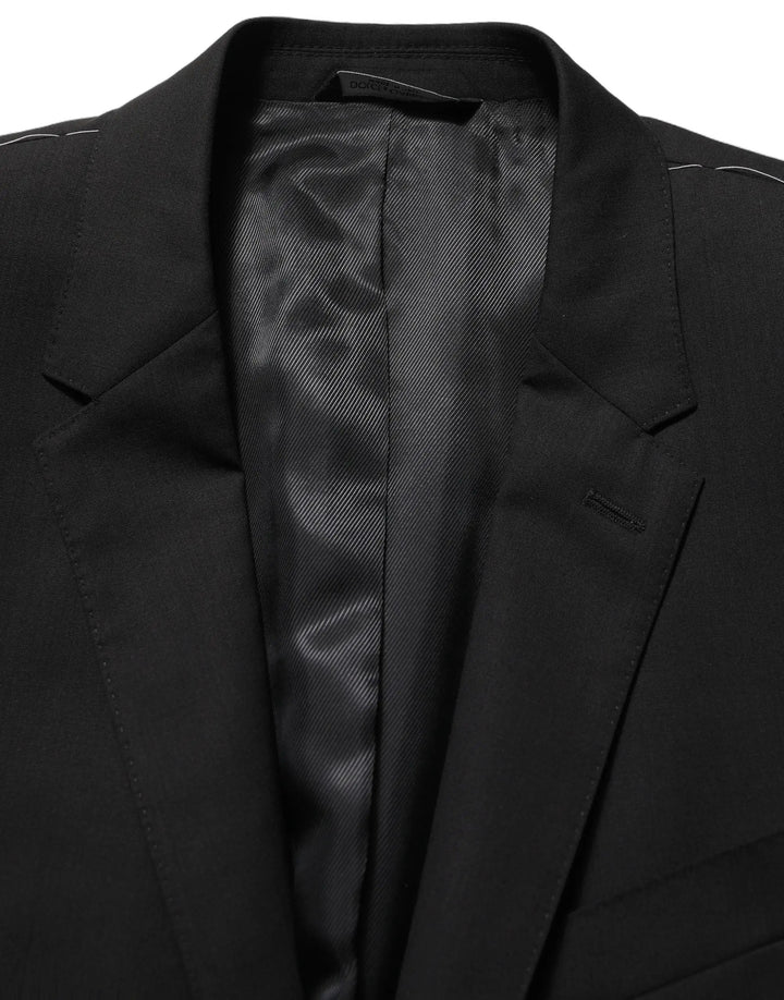 Dolce &amp; Gabbana Sample Sale | Dolce &amp; Gabbana Black Wool Single Breasted Blazer Jacket - | Designer outlet