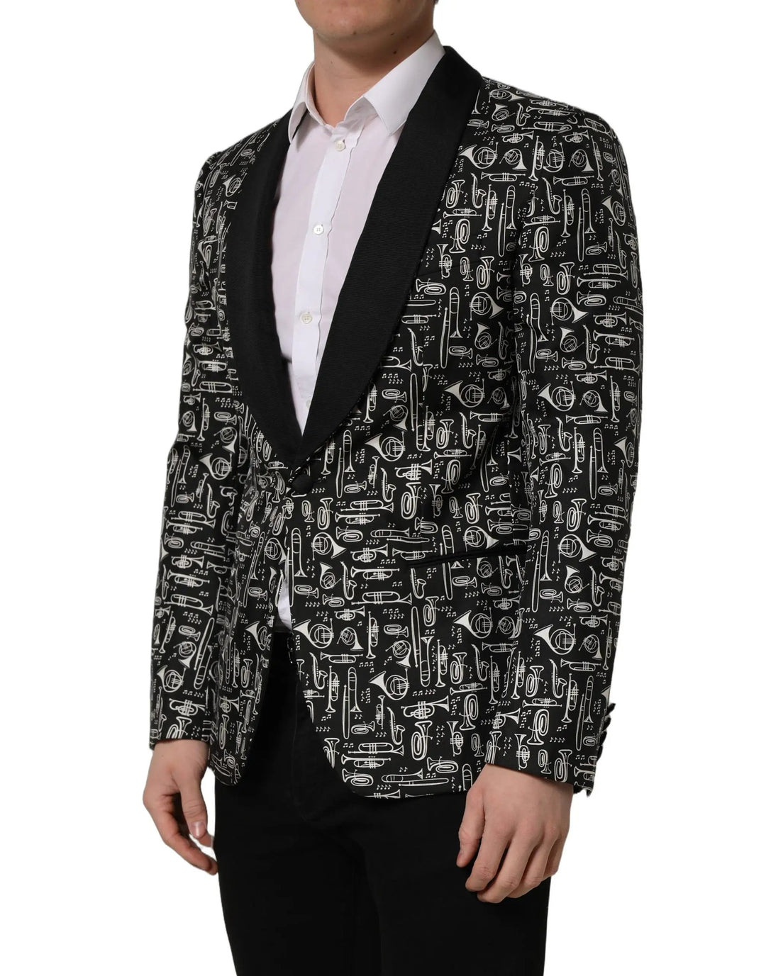 Dolce &amp; Gabbana Sample Sale | Dolce &amp; Gabbana Black Crystal Embellished Coat Blazer Jacket - | Designer outlet
