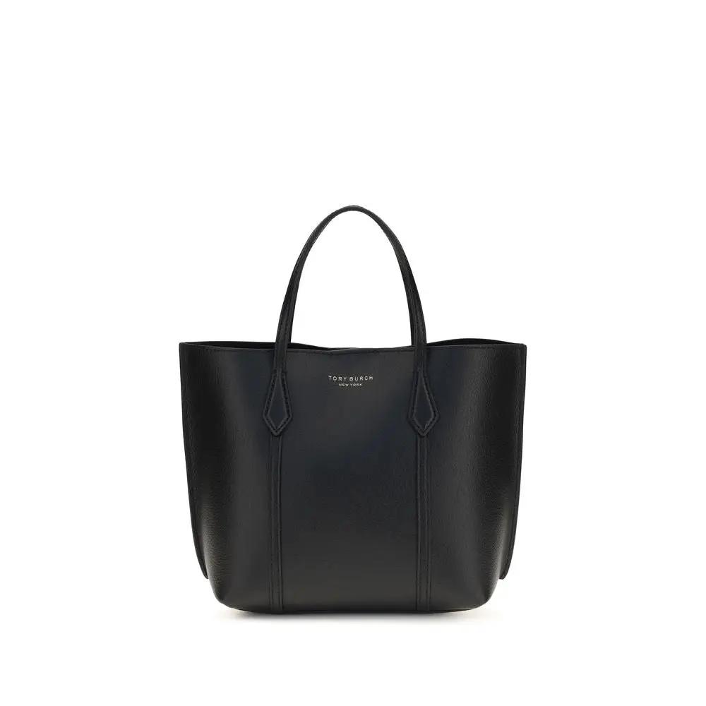 Tory Burch Sample Sale | Tory Burch Black Calf Leather Bos Taurus Handbag - | Designer outlet