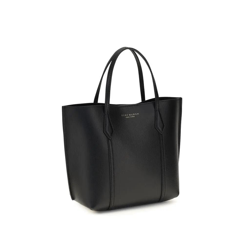 Tory Burch Sample Sale | Tory Burch Black Calf Leather Bos Taurus Handbag - | Designer outlet