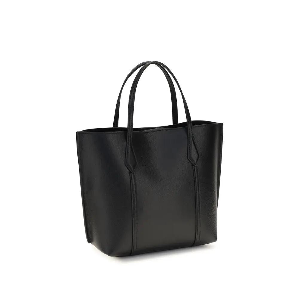 Tory Burch Sample Sale | Tory Burch Black Calf Leather Bos Taurus Handbag - | Designer outlet