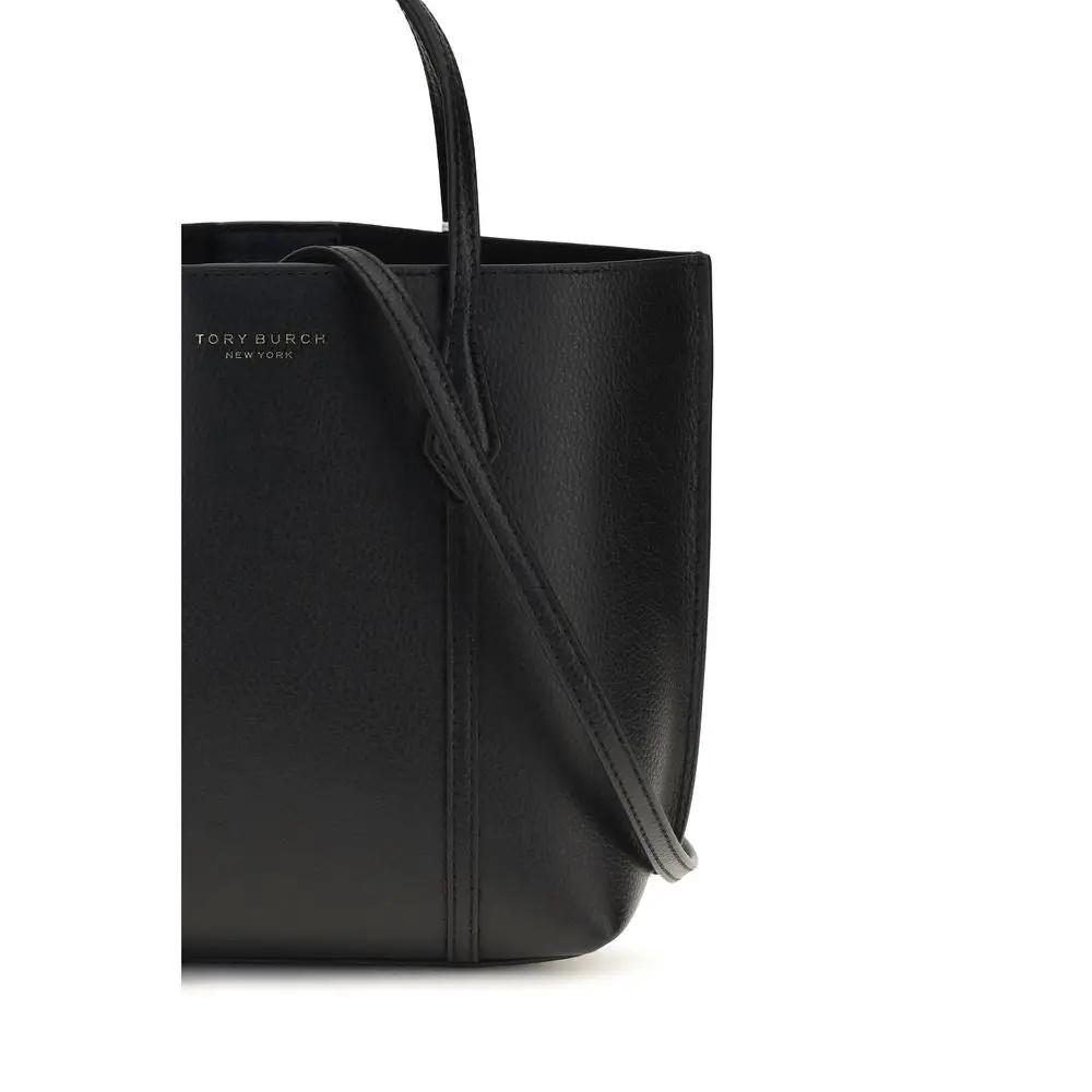Tory Burch Sample Sale | Tory Burch Black Calf Leather Bos Taurus Handbag - | Designer outlet