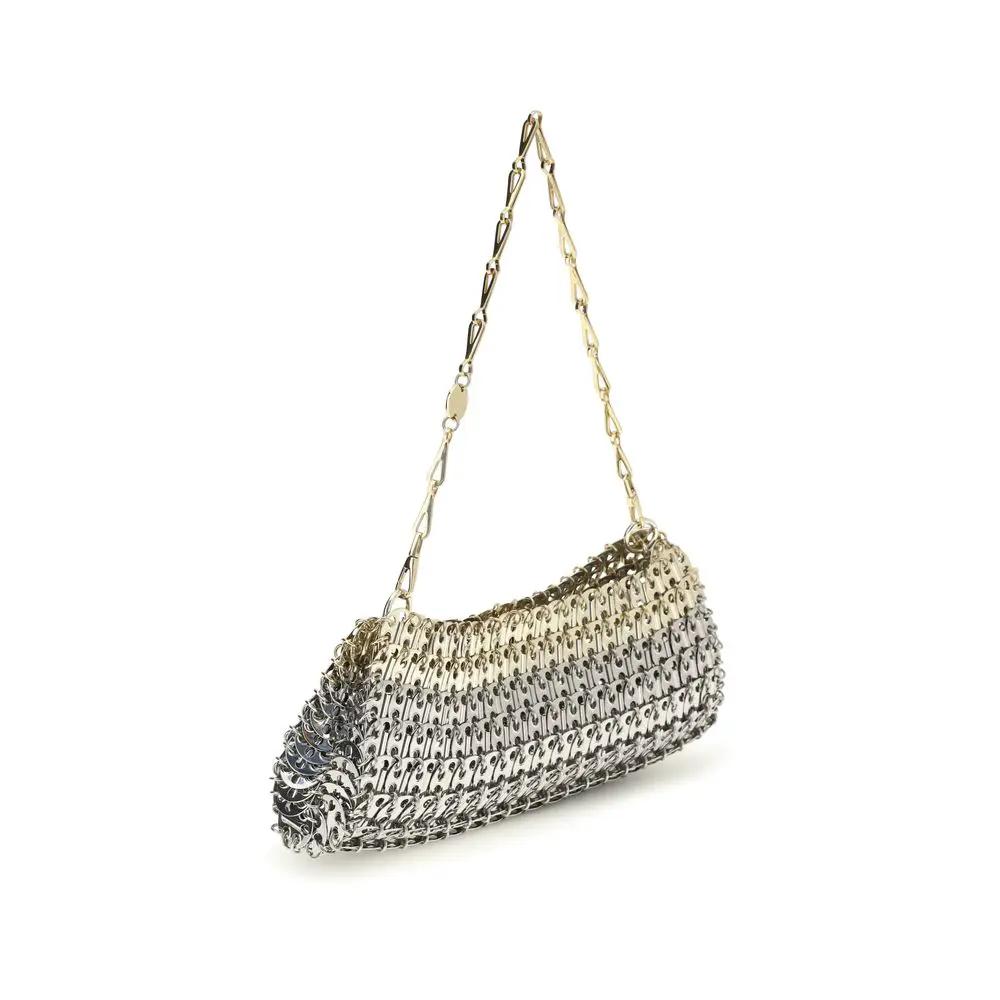 Rabanne Sample Sale | Rabanne Silver Brass Shoulder Bag - | Designer outlet
