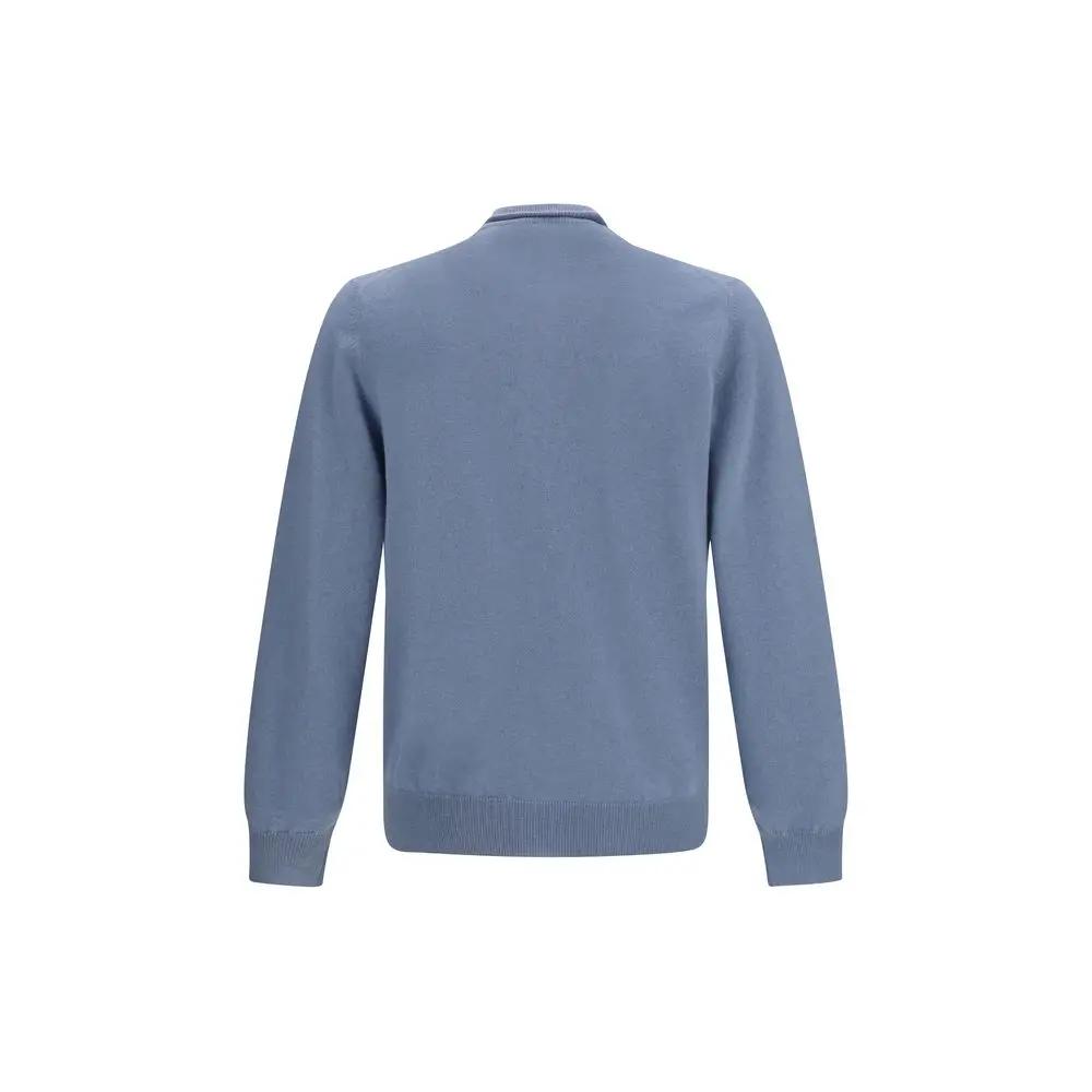 Brunello Cucinelli Sample Sale | Brunello Cucinelli Blue Cashmere Cardigan - | Designer outlet