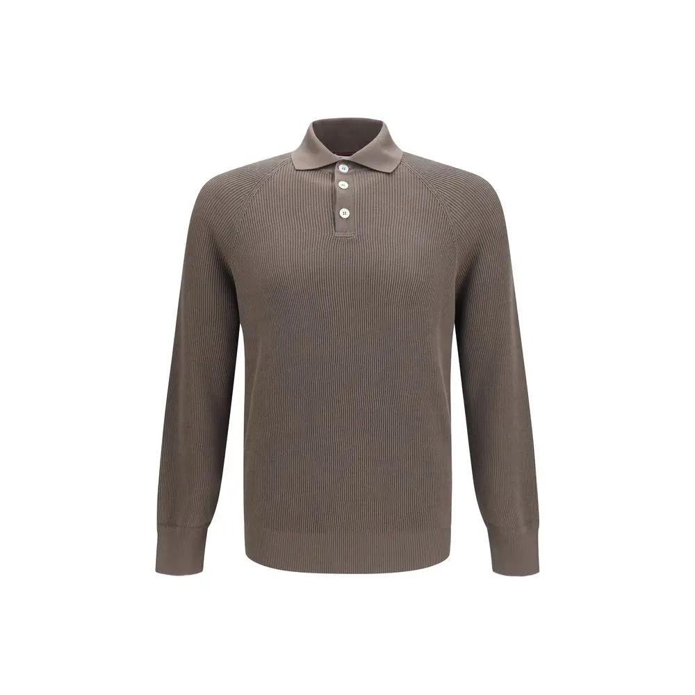 Brunello Cucinelli Sample Sale | Brunello Cucinelli Brown Cotton Shirt - | Designer outlet