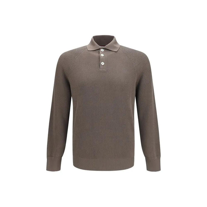 Brunello Cucinelli Sample Sale | Brunello Cucinelli Brown Cotton Shirt - | Designer outlet