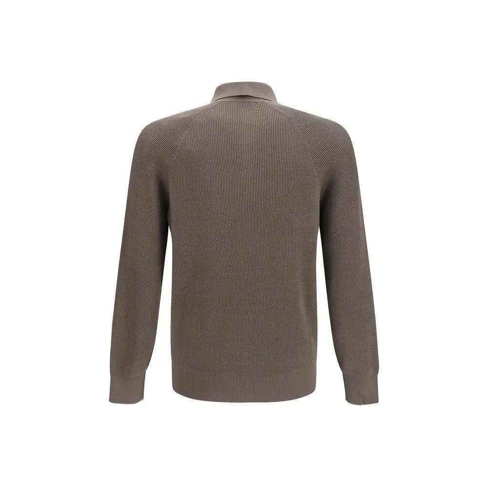 Brunello Cucinelli Sample Sale | Brunello Cucinelli Brown Cotton Shirt - | Designer outlet