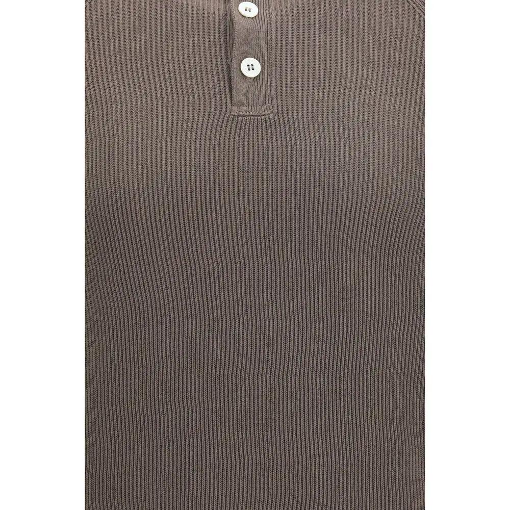 Brunello Cucinelli Sample Sale | Brunello Cucinelli Brown Cotton Shirt - | Designer outlet