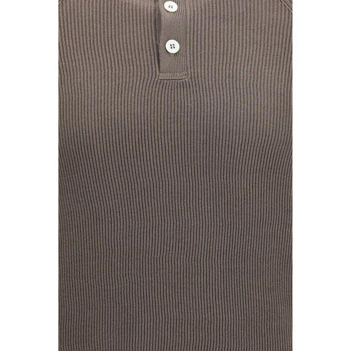 Brunello Cucinelli Sample Sale | Brunello Cucinelli Brown Cotton Shirt - | Designer outlet
