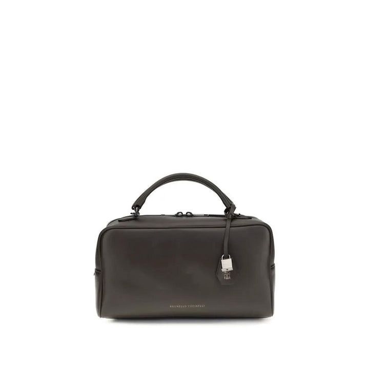 Brunello Cucinelli Sample Sale | Brunello Cucinelli Brown Calf Leather Bos Taurus Shoulder Bag - | Designer outlet
