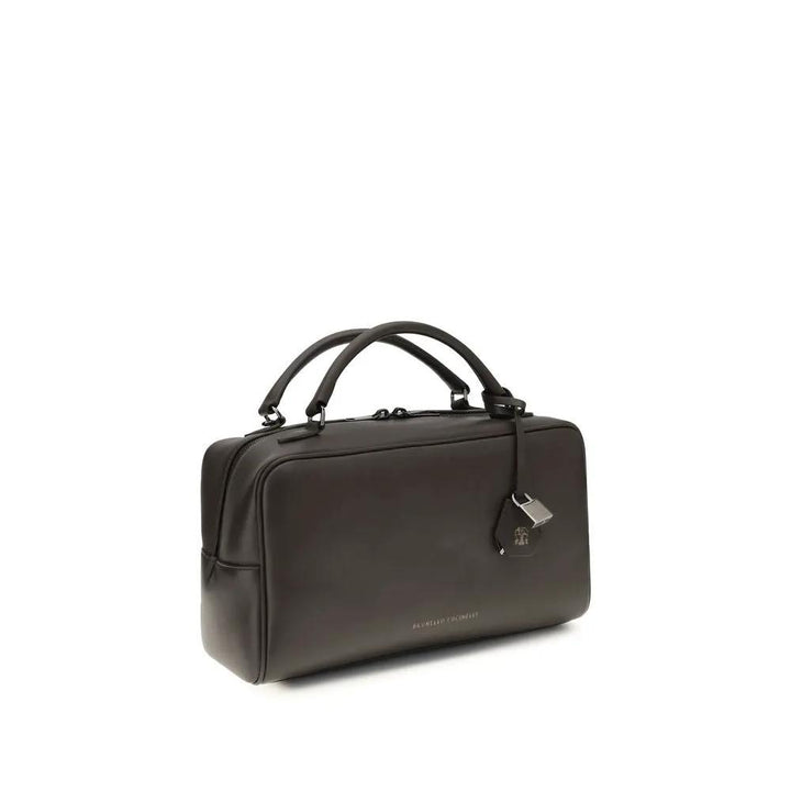 Brunello Cucinelli Sample Sale | Brunello Cucinelli Brown Calf Leather Bos Taurus Shoulder Bag - | Designer outlet