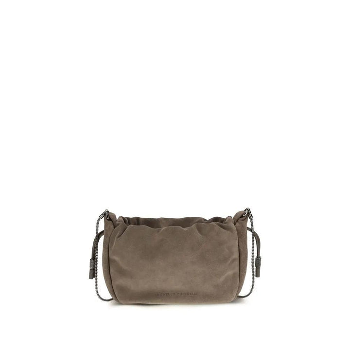 Brunello Cucinelli Sample Sale | Brunello Cucinelli Brown Calf Leather Bos Taurus Shoulder Bag - | Designer outlet