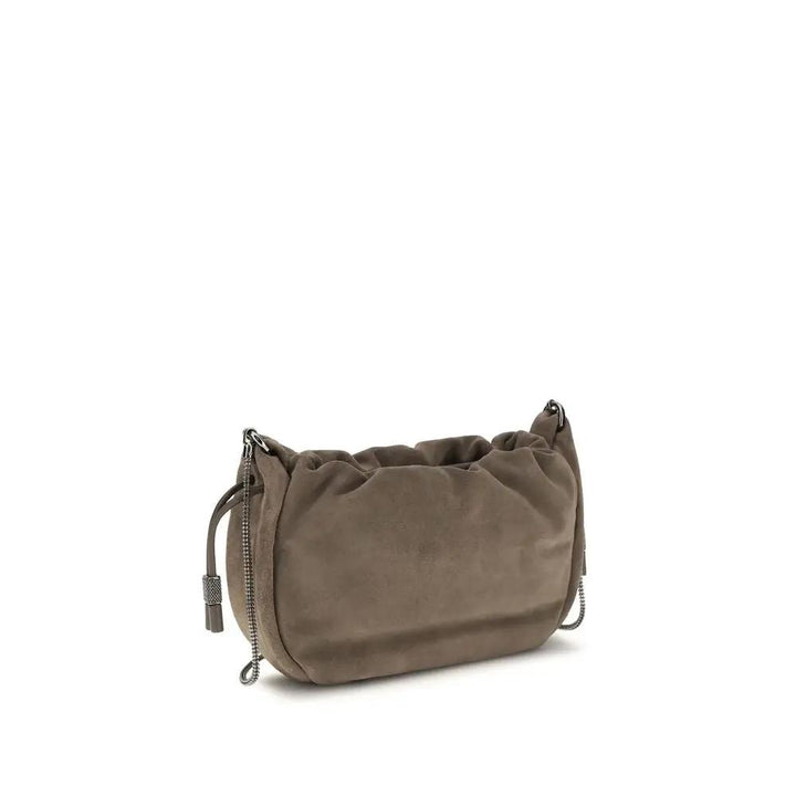 Brunello Cucinelli Sample Sale | Brunello Cucinelli Brown Calf Leather Bos Taurus Shoulder Bag - | Designer outlet