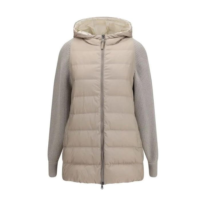 Brunello Cucinelli Sample Sale | Brunello Cucinelli Gray Polyamide Full-Length Jacket - | Designer outlet