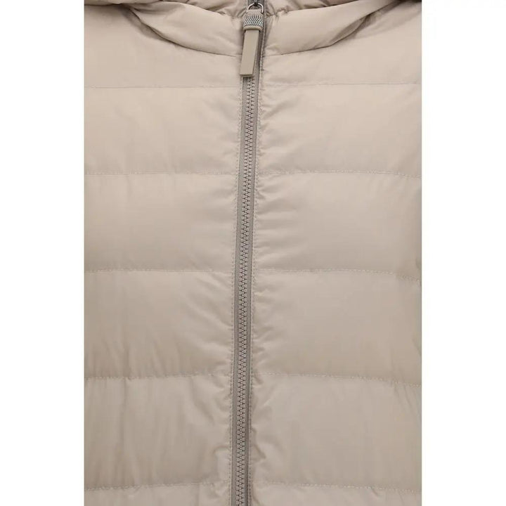 Brunello Cucinelli Sample Sale | Brunello Cucinelli Gray Polyamide Full-Length Jacket - | Designer outlet