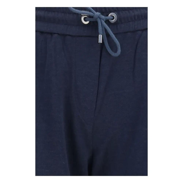 Brunello Cucinelli Sample Sale | Brunello Cucinelli Blue Polyamide Casual Pants - | Designer outlet