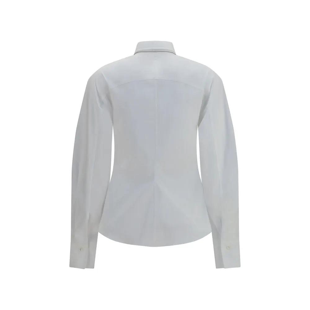 Brunello Cucinelli Sample Sale | Brunello Cucinelli White Cotton Dress Shirt - | Designer outlet