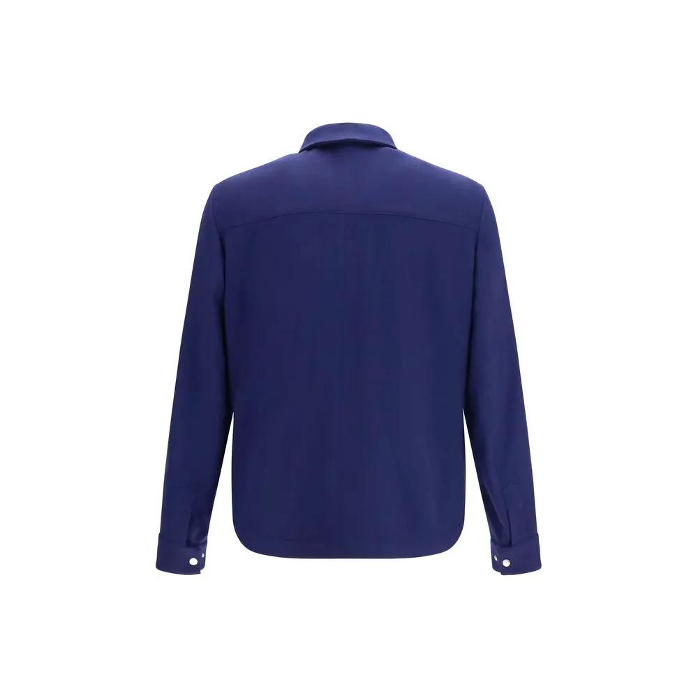 Brunello Cucinelli Sample Sale | Brunello Cucinelli Blue Cashmere Full-Length Jacket - | Designer outlet