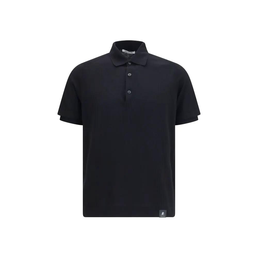 Premiata Sample Sale | Premiata Black Cotton Polo Shirt - | Designer outlet