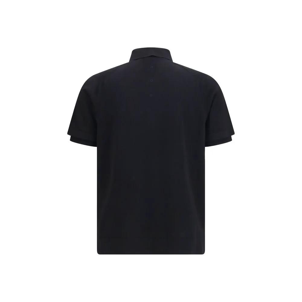 Premiata Sample Sale | Premiata Black Cotton Polo Shirt - | Designer outlet