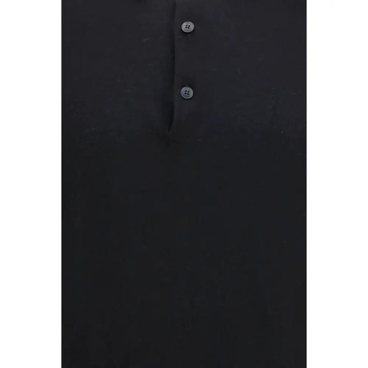 Premiata Sample Sale | Premiata Black Cotton Polo Shirt - | Designer outlet