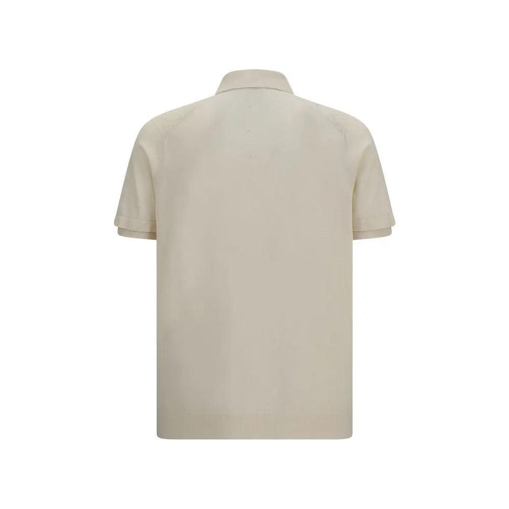Premiata Sample Sale | Premiata Beige Cotton Polo Shirt - | Designer outlet