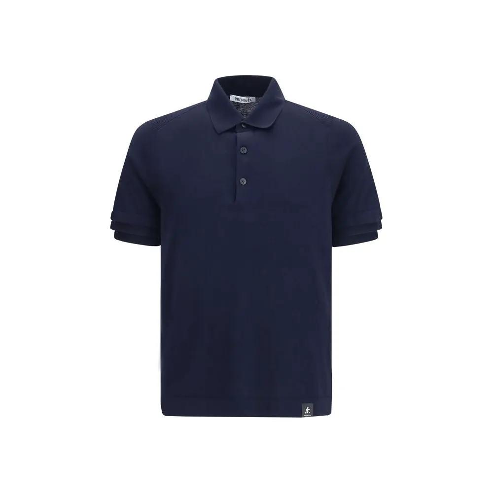 Premiata Sample Sale | Premiata Blue Cotton Polo Shirt - | Designer outlet