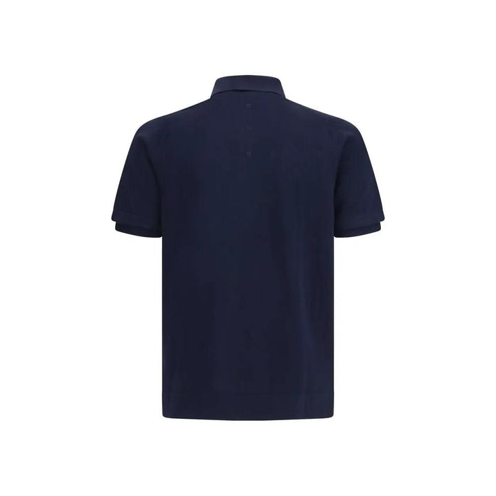 Premiata Sample Sale | Premiata Blue Cotton Polo Shirt - | Designer outlet