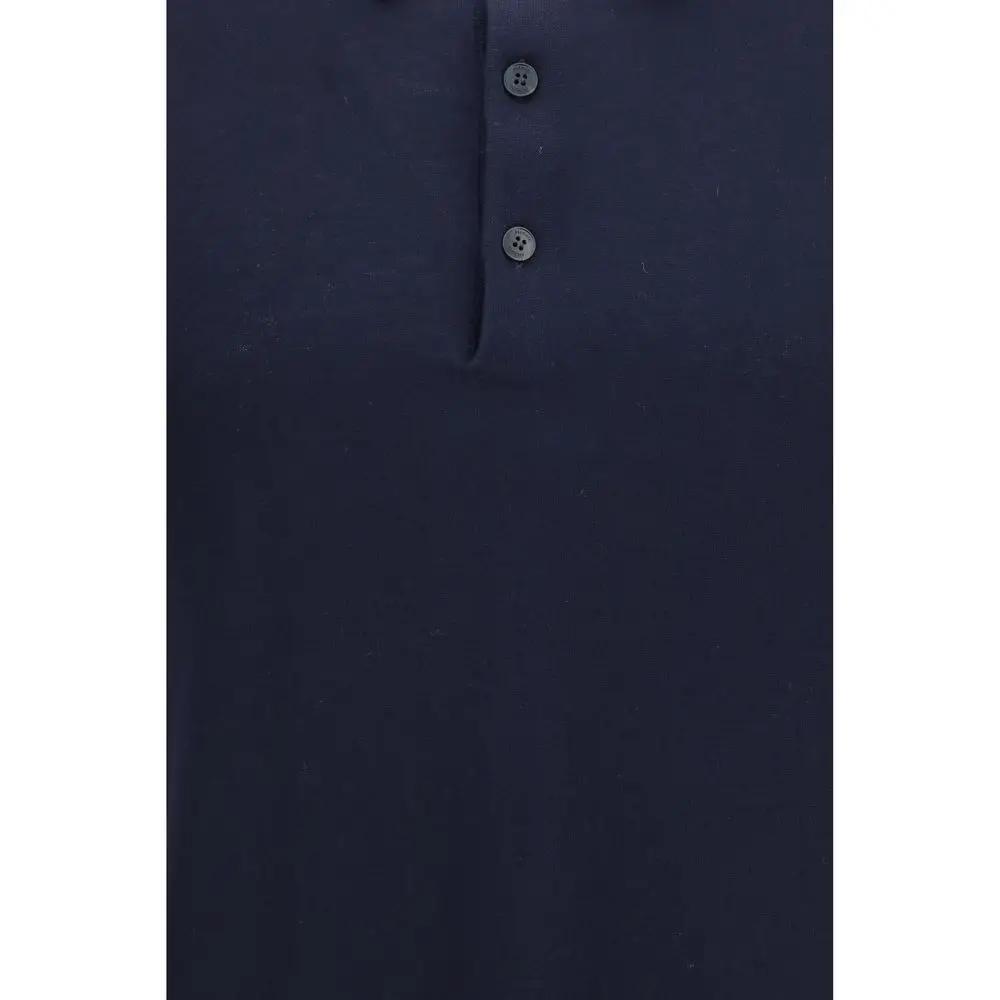 Premiata Sample Sale | Premiata Blue Cotton Polo Shirt - | Designer outlet