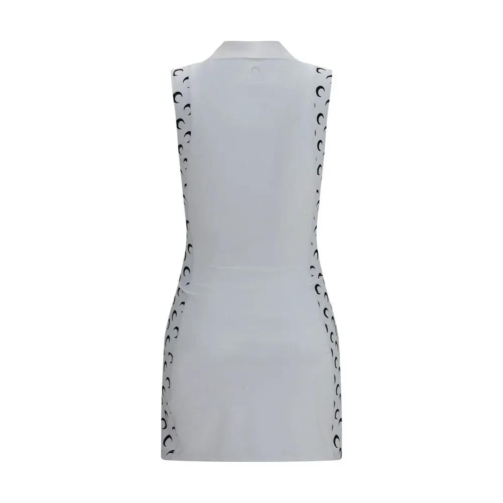 Marine Serre Sample Sale | Marine Serre White Polyamide Casual Dress - | Designer outlet