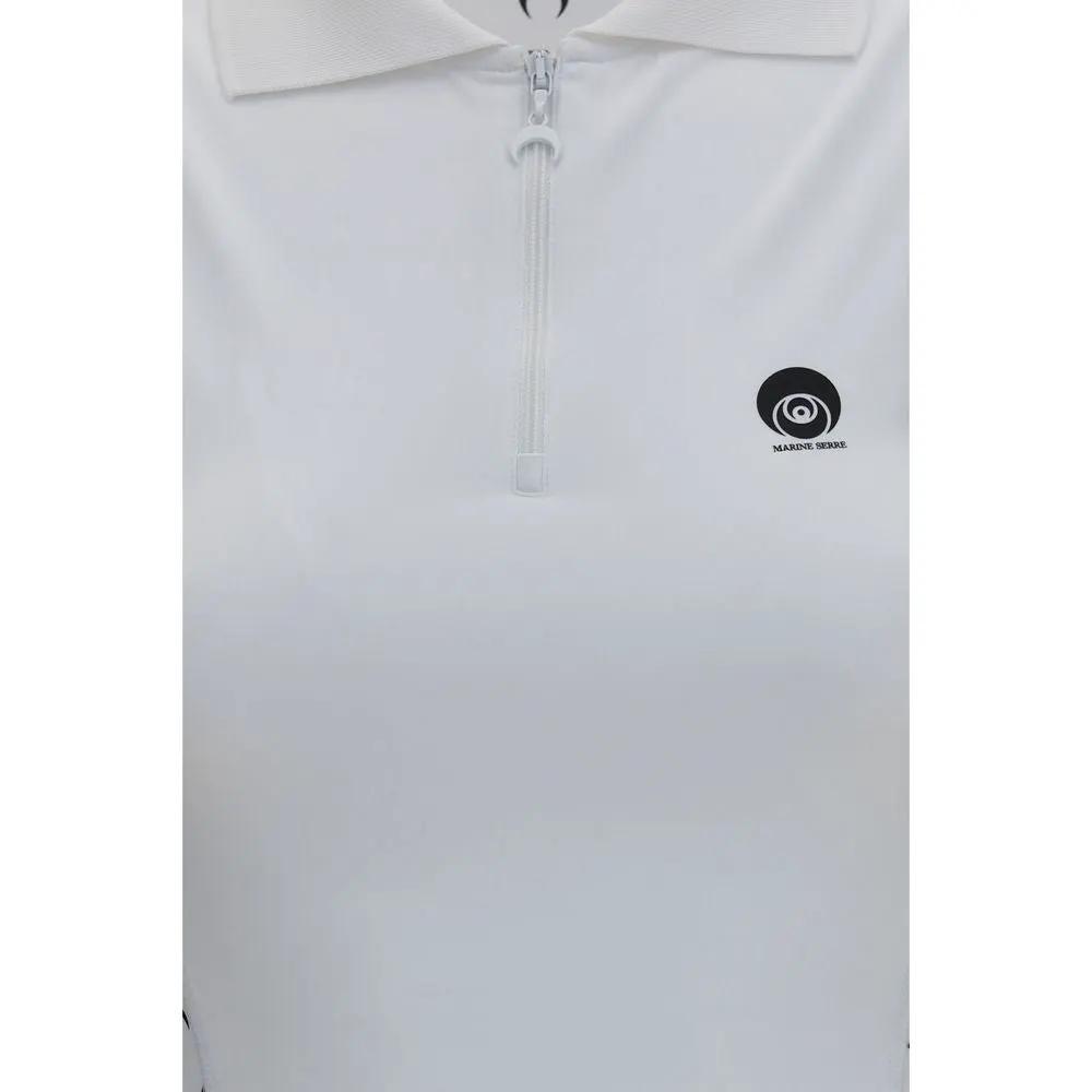 Marine Serre Sample Sale | Marine Serre White Polyamide Casual Dress - | Designer outlet