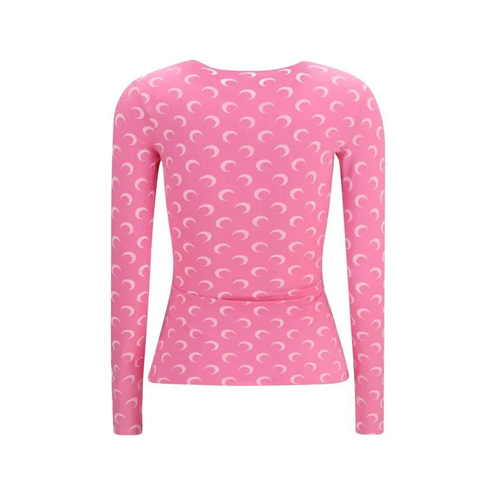 Marine Serre Sample Sale | Marine Serre Multicolor Polyamide Long Sleeve T-Shirt - | Designer outlet