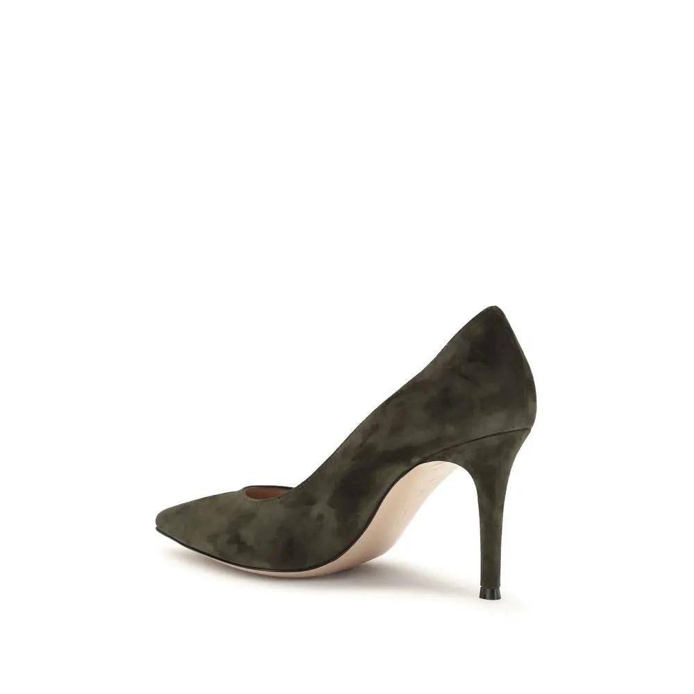 Gianvito Rossi Sample Sale | Gianvito Rossi Bicolor Calf Leather Bos Taurus High Heel Pumps - | Designer outlet
