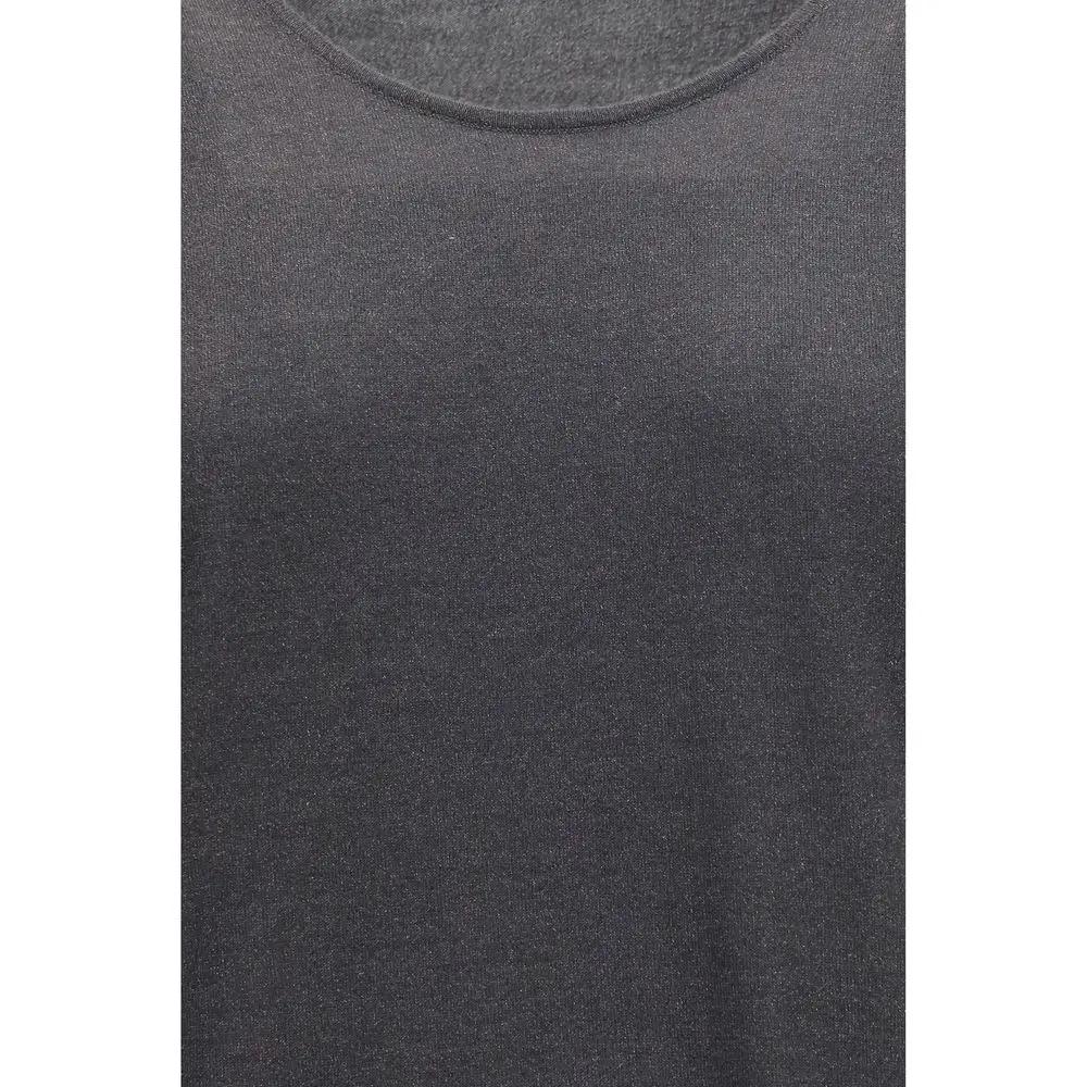 Brunello Cucinelli Sample Sale | Brunello Cucinelli Gray Cashmere Sleeveles T-Shirt - | Designer outlet