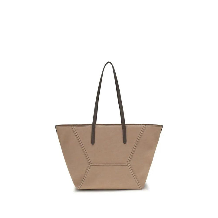 Brunello Cucinelli Sample Sale | Brunello Cucinelli Beige Cotton Handbag - | Designer outlet