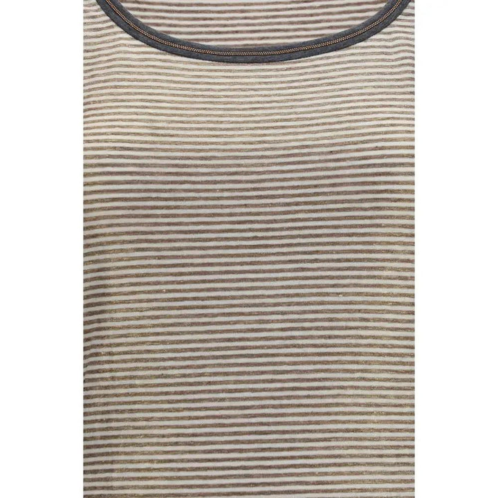 Brunello Cucinelli Sample Sale | Brunello Cucinelli Beige Linen Tank Tops - | Designer outlet