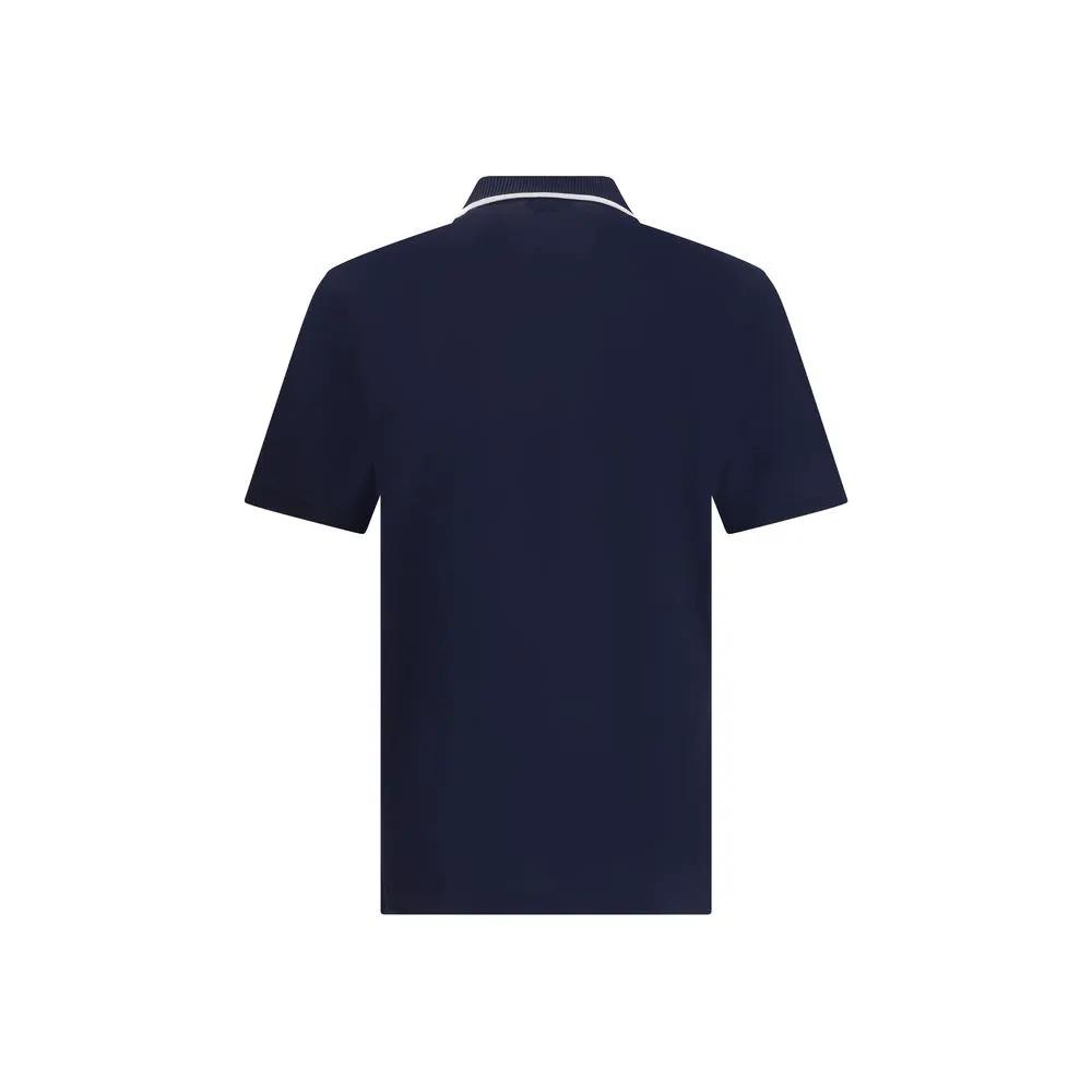 Ferragamo Sample Sale | Ferragamo Blue Cotton Polo Shirt - | Designer outlet