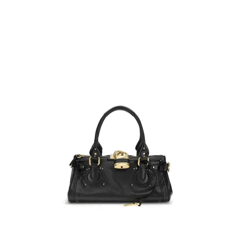 Chloé Sample Sale | Chloé Black Calf Leather Bos Taurus Shoulder Bag - | Designer outlet