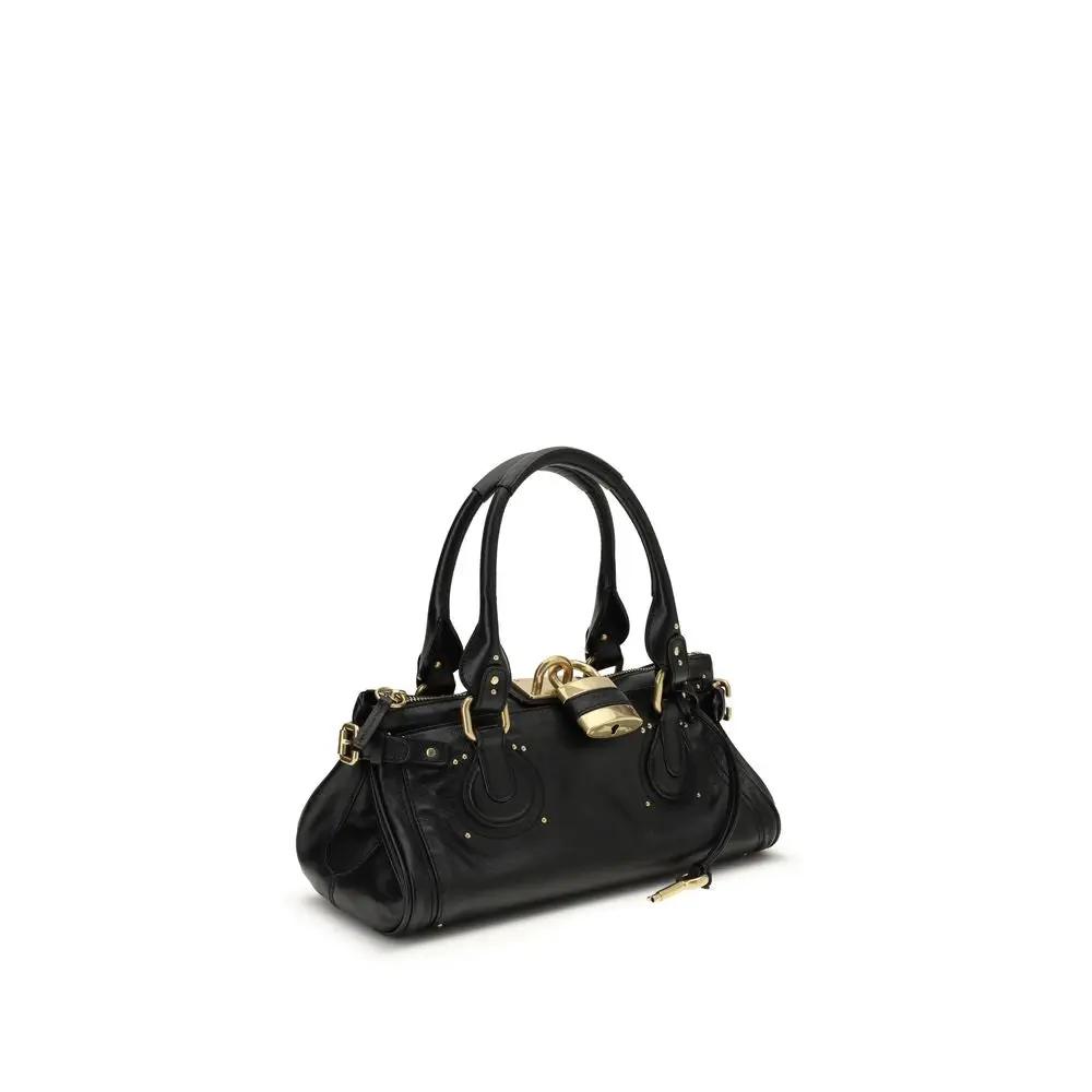 Chloé Sample Sale | Chloé Black Calf Leather Bos Taurus Shoulder Bag - | Designer outlet