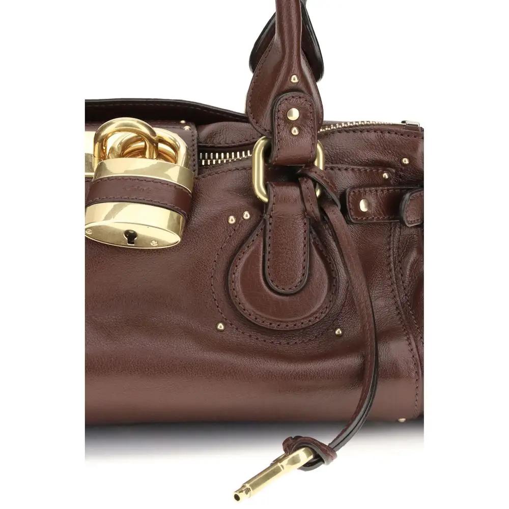 Chloé Sample Sale | Chloé Bordeaux Calf Leather Bos Taurus Shoulder Bag - | Designer outlet