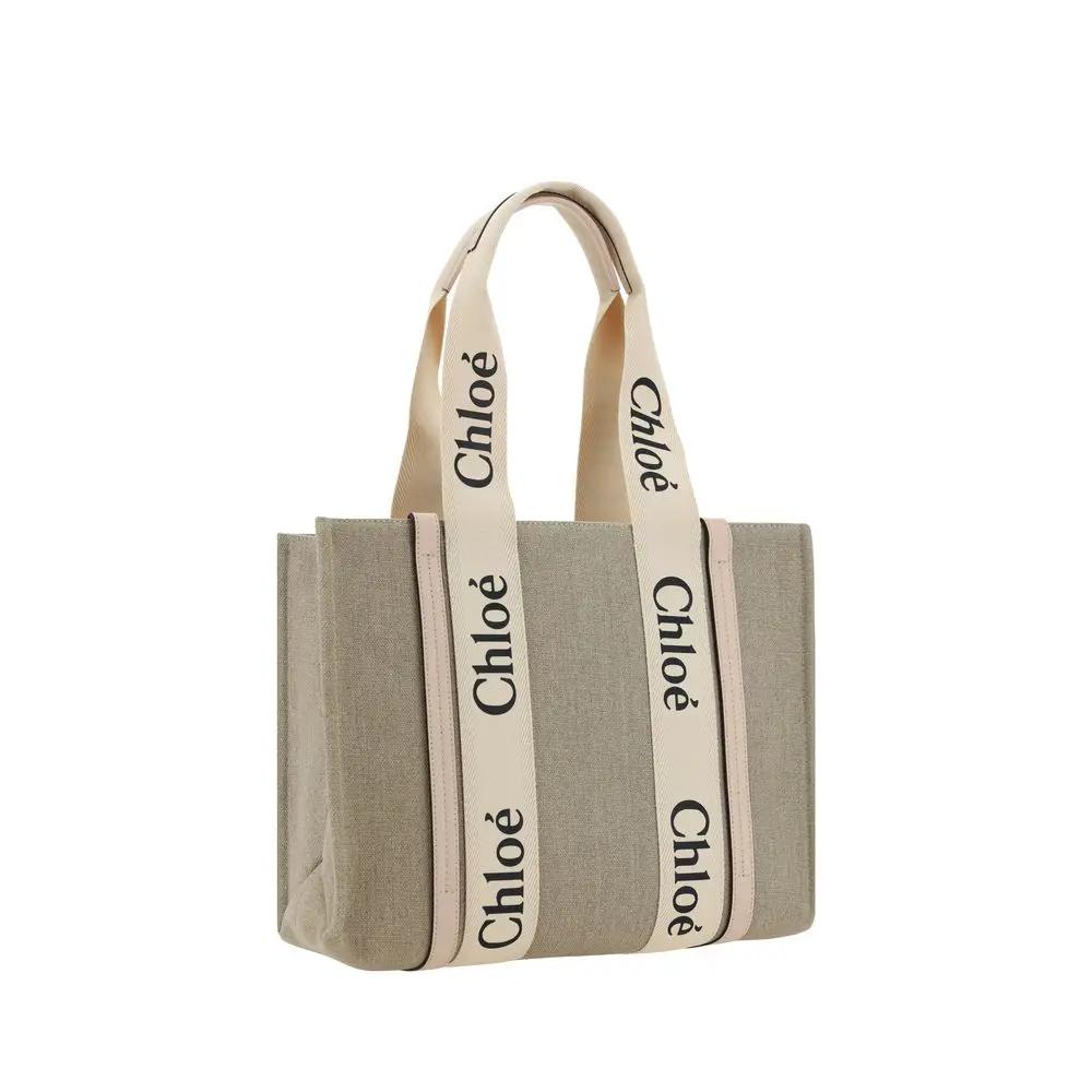 Chloé Sample Sale | Chloé Beige Linen Handbag - | Designer outlet