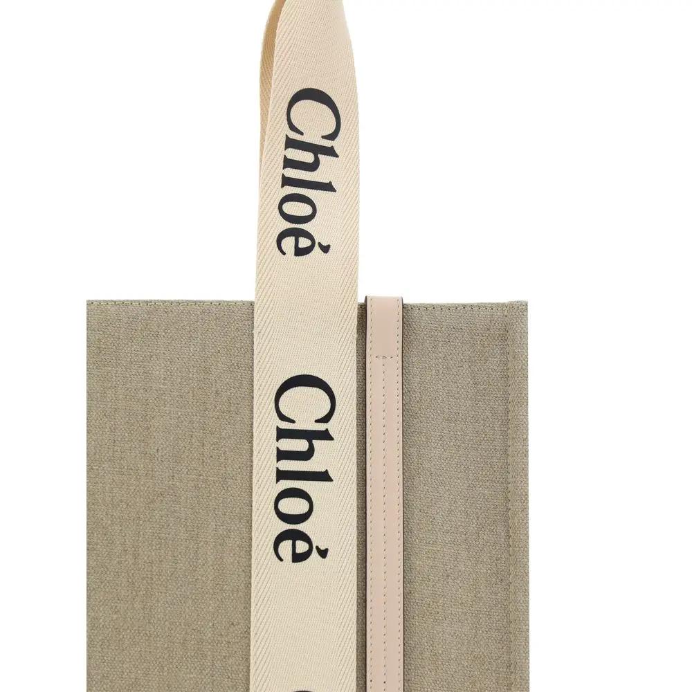 Chloé Sample Sale | Chloé Beige Linen Handbag - | Designer outlet