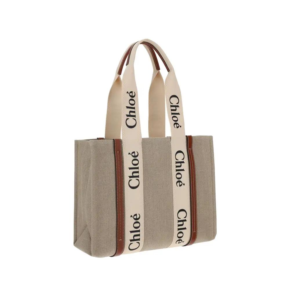 Chloé Sample Sale | Chloé Beige Linen Handbag - | Designer outlet