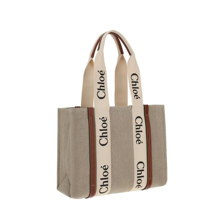 Chloé Sample Sale | Chloé Beige Linen Handbag - | Designer outlet