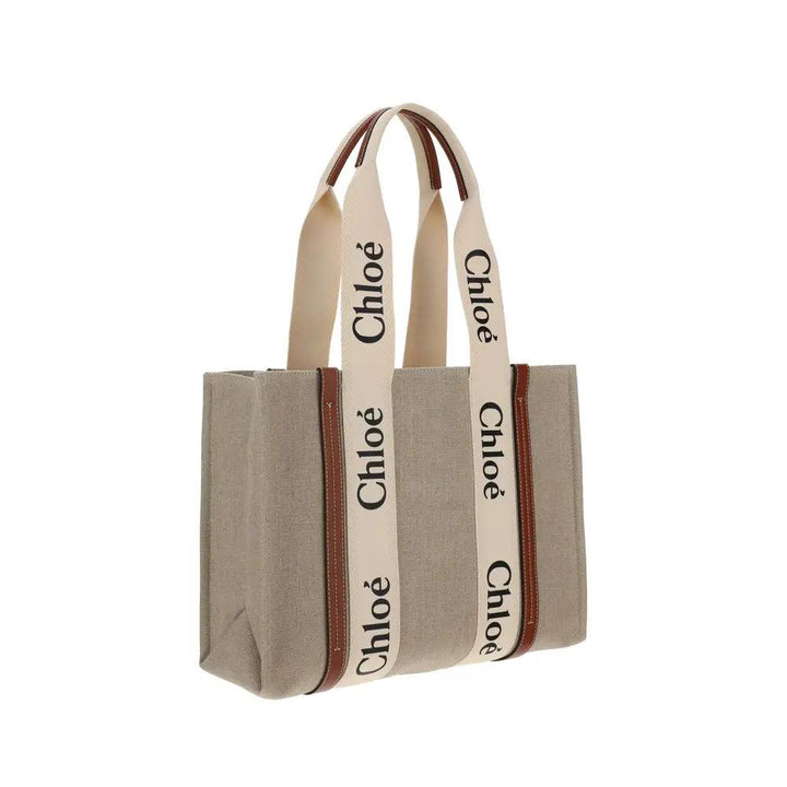 Chloé Sample Sale | Chloé Beige Linen Handbag - | Designer outlet