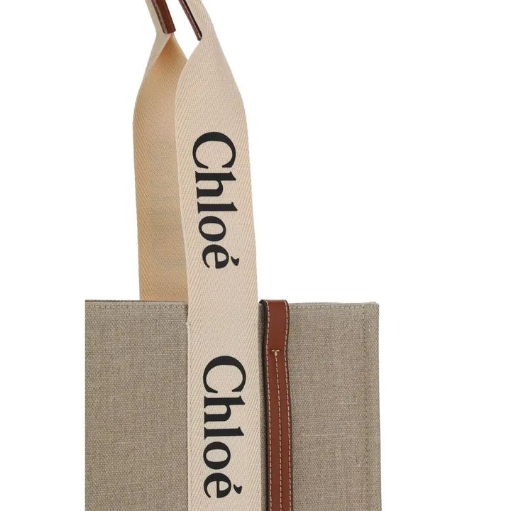Chloé Sample Sale | Chloé Beige Linen Handbag - | Designer outlet