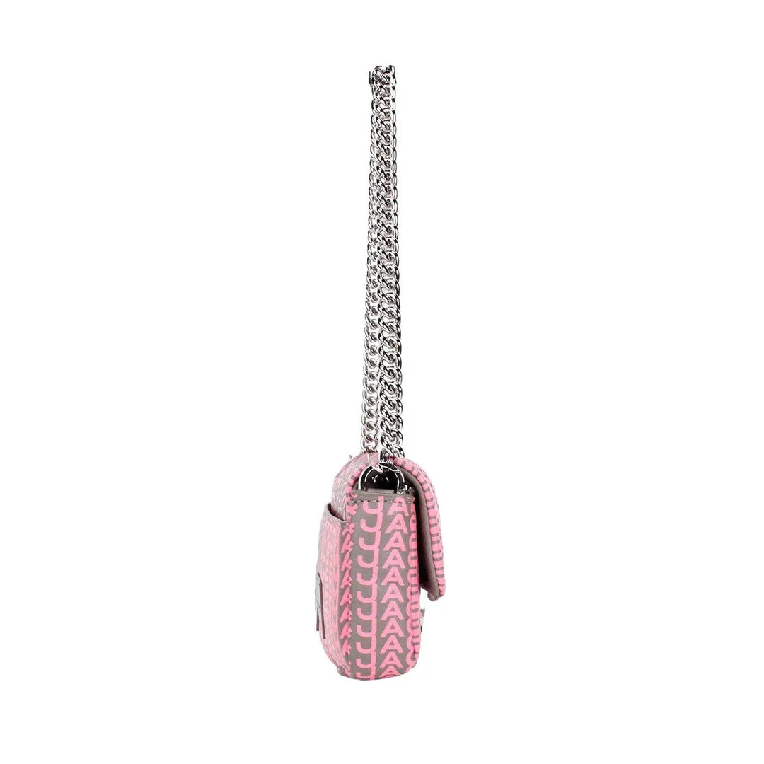 Marc Jacobs Sample Sale | Marc Jacobs Neon Pink The Monogram Leather J Marc Mini Shoulder Bag Crossbody - | Designer outlet