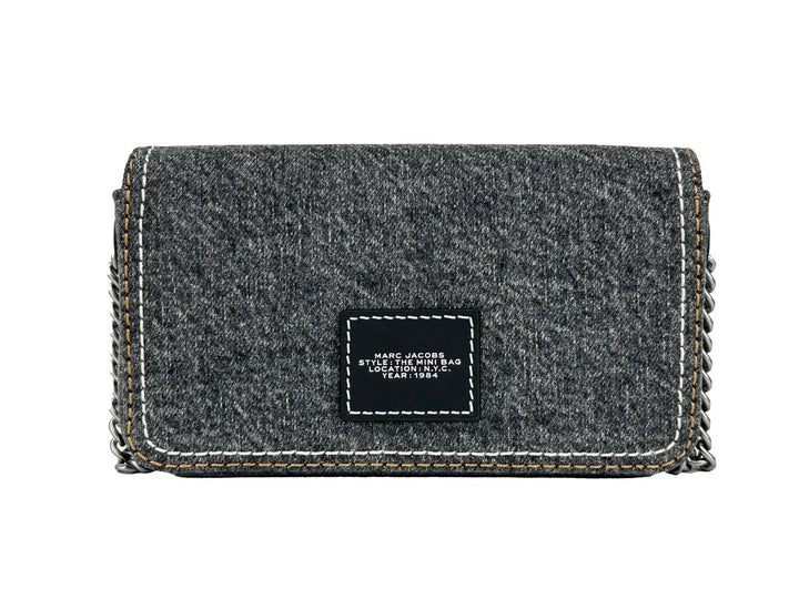 Marc Jacobs The Denim Chain Mini Bag - Black Wash