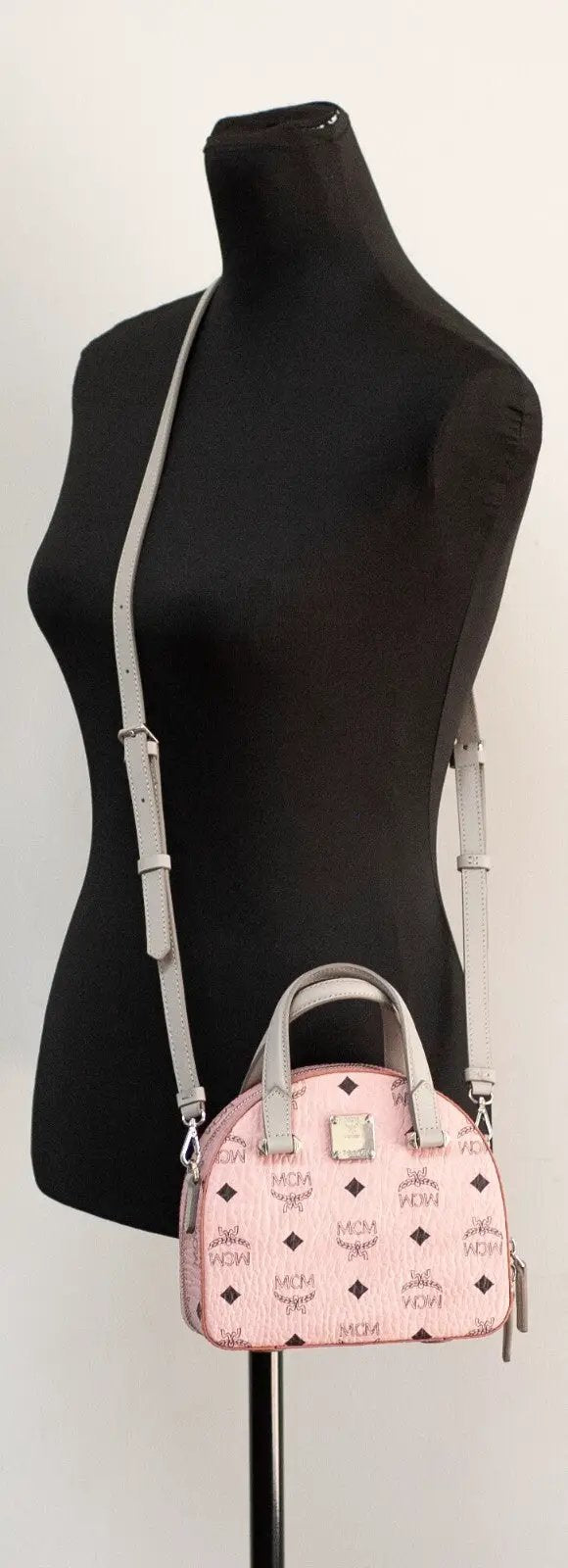 MCM Sample Sale | MCM Signature Half Moon Top Handle Crossbody Bag - | Designer outlet