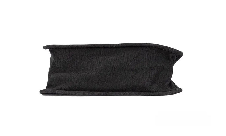 Marc Jacobs Medium Black Canvas Fabric Shoulder Convertible Tote Purse Bag